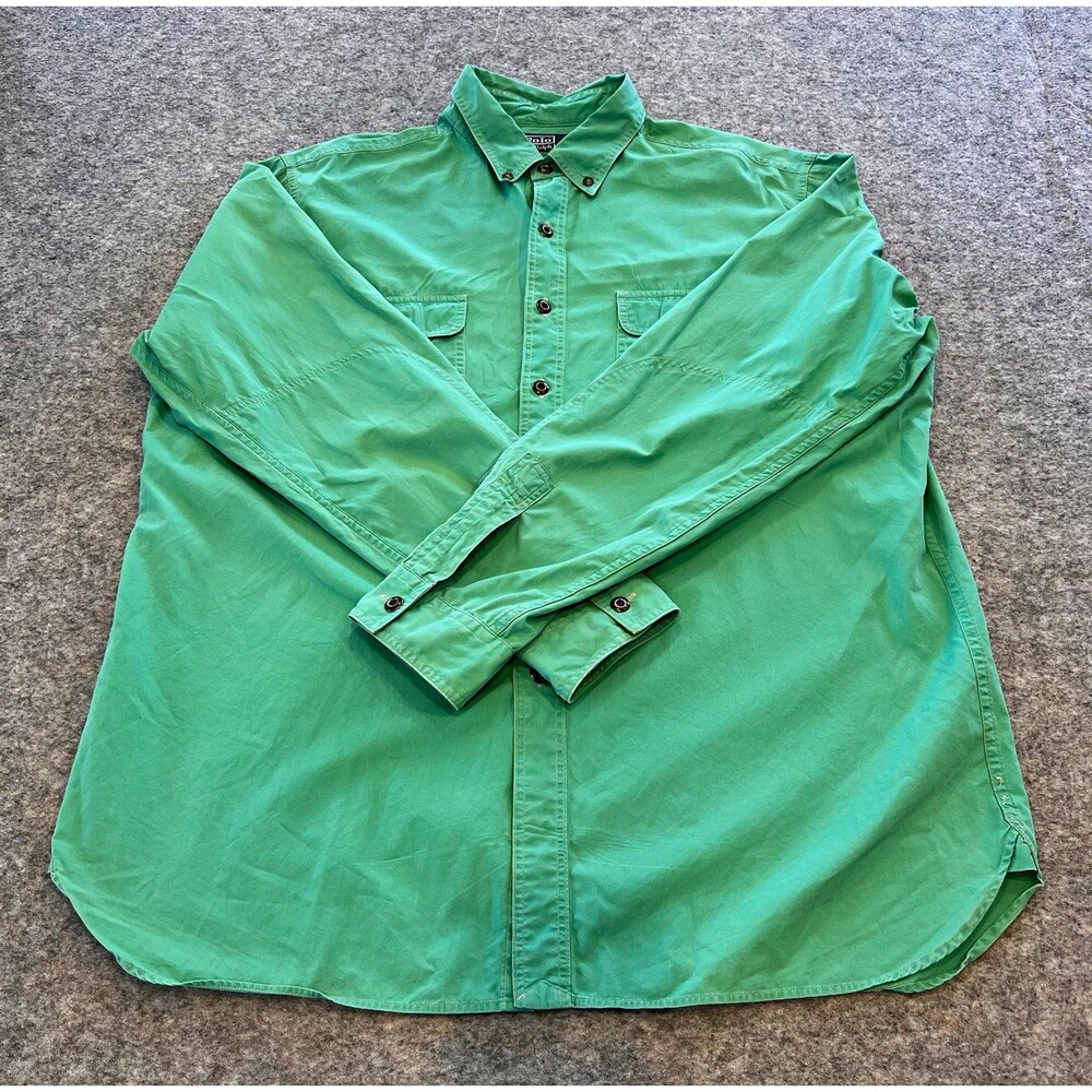 Polo Ralph Lauren Men’s Safari Shirt size XL Solid Button Up Pockets